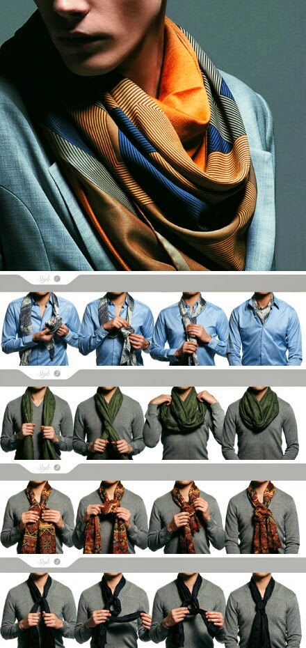 6 consejos de uso de bufanda para hombres - Mejor con Salud
