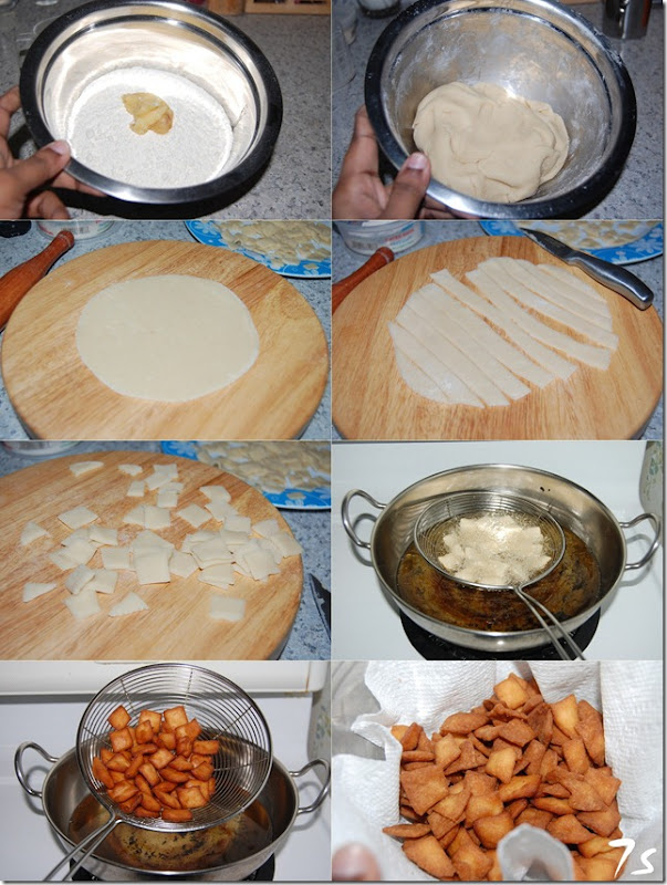 Maida biscuits process