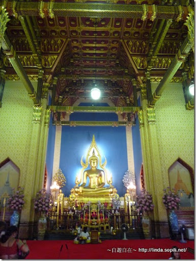 泰國曼谷-大理石寺內部