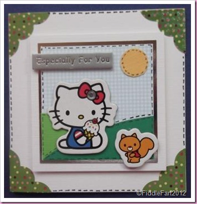 Hello Kitty Birthday card.