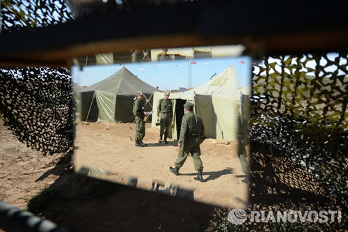 Несколько фотографий с учений ПВО "Боевое содружество-2013"