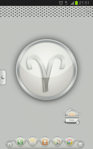 TSF Shell Theme Zodiac-whiteHD