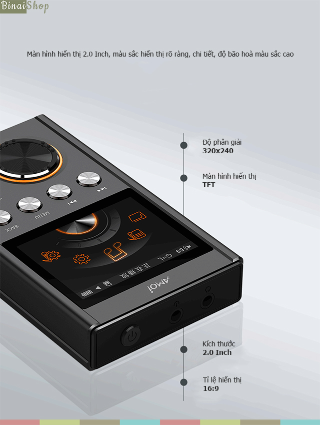 Máy nghe nhạc Lossless DSD AMOI C20
