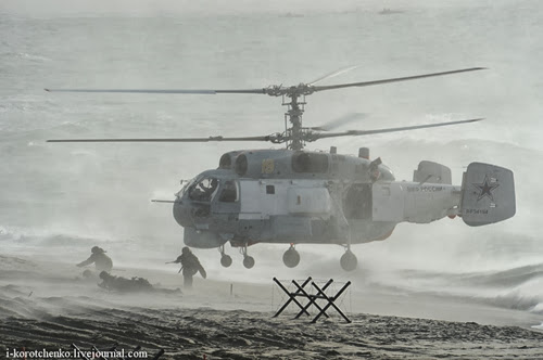 "Запад-2013": Высадка на побережье