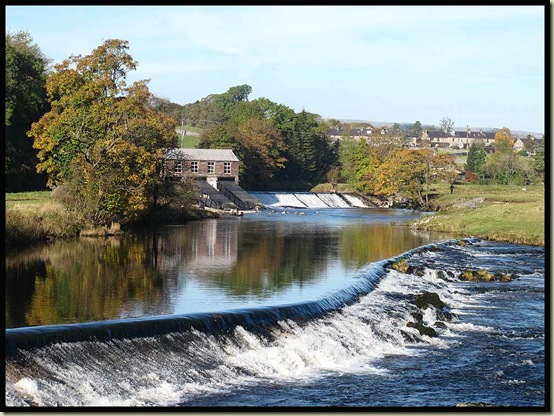 Weirs on the Wharfe at Grassington
