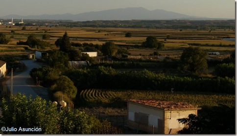 Vistas desde el mirador del Moncayo - Cadreita - Navarra