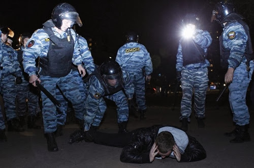 Фотографии беспорядков в Бирюлево