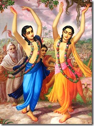 Shri Shri Nimai Nitai chanting and dancing