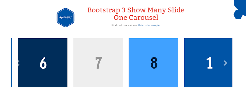 Bootstrap3-ShowManySlideOneCarousel