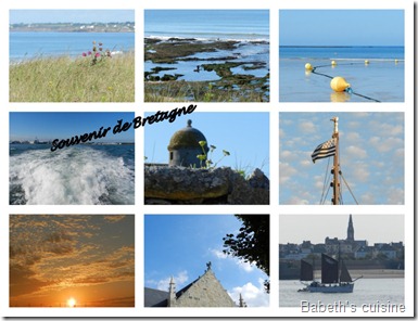 Carte postale de Bretagne compressée