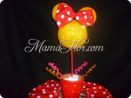 Centro de mesa de Minnie Mouse