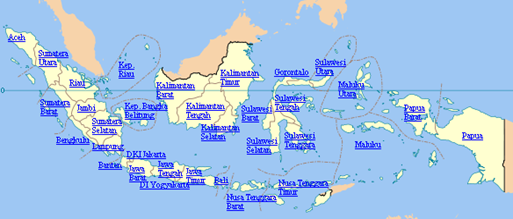 peta propinsi indonesia