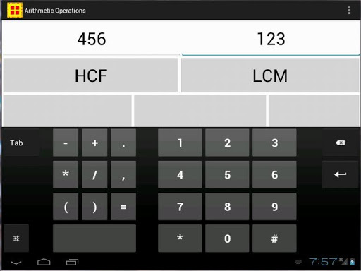 Arithmetic Operations