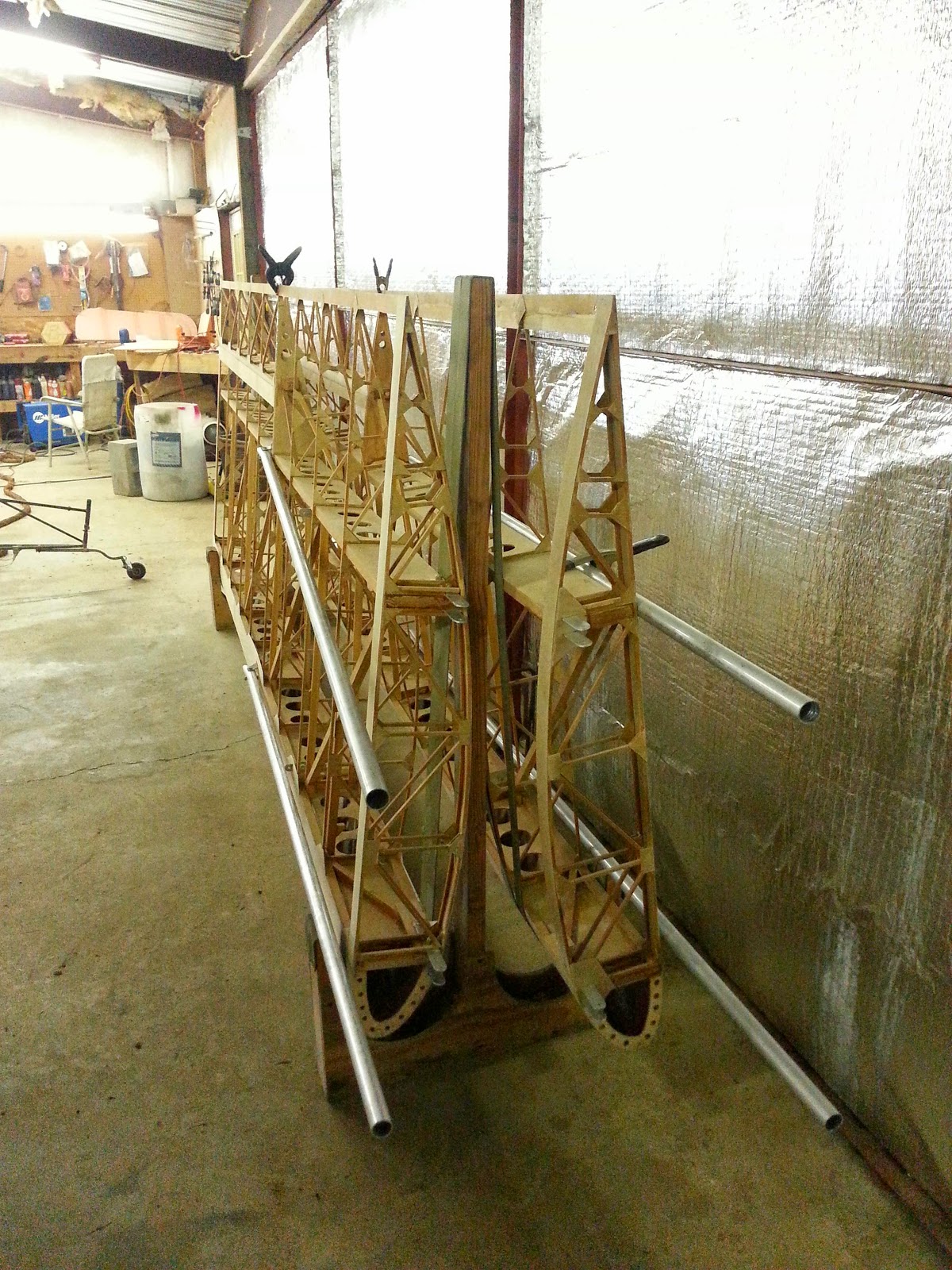 Legal Eagle Build wing struts mounted