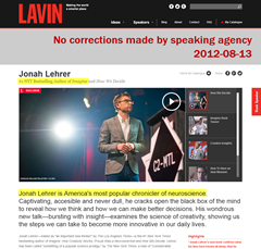 Lavin continues promoting Jonah