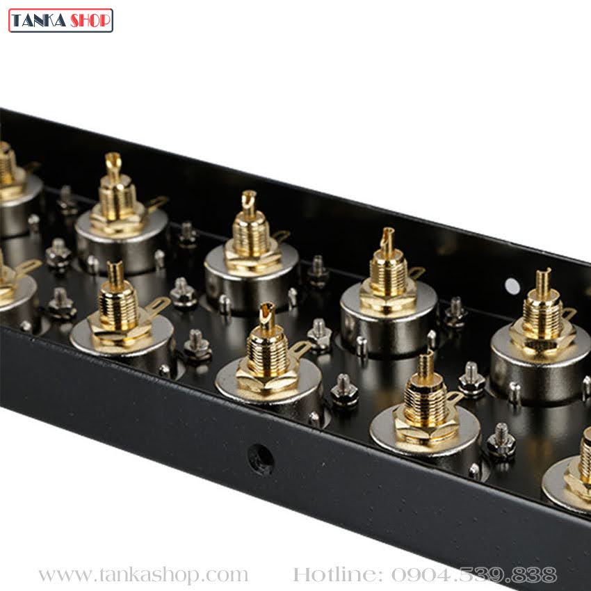 Thanh gắn jack âm thanh tủ rack thiết bị
