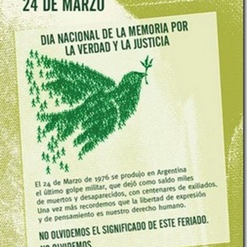 24 de Marzo, día de la memoria por la verdad