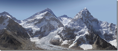 imagine panoramica Everest