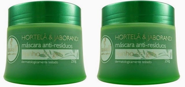 Mascara Banho de Gelo Haskell limpeza para cabelos oleosos