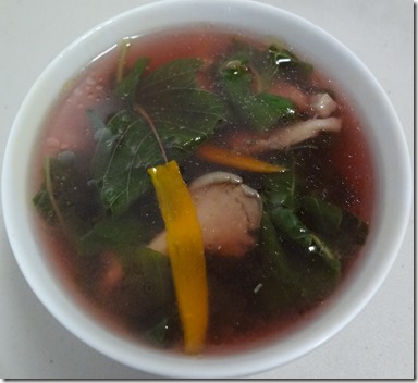 Canh rau den