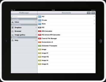 Free File Manager for iPad