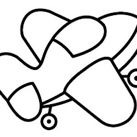 desenho aviao para colorir colorir e aprender