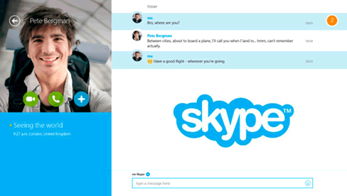 Skype permite las llamadas desde su versión web