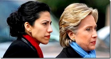 Huma Abedin, (left) shown with former Secretary of State and U.S. Senator Hillary Clinton. Abedin was an aide to Clinton beginning with an internship in the White House in 1996. She was Clinton's travelling chief-of-staff during Clinton's bid for the White House and deputy chief of staff while Clinton was Secretary of state. (Photo: © Reuters)