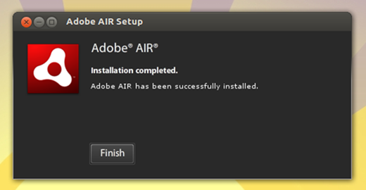 Installing AdobeAir ubunru