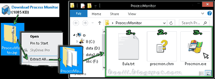 How to Download & Extract ProcessMonitor