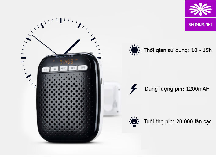 Máy trợ giảng không dây Shidu SD-S378