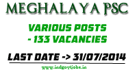 Meghalaya-PSC-Jobs-2014