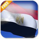 3D Egypt Flag mobile app icon