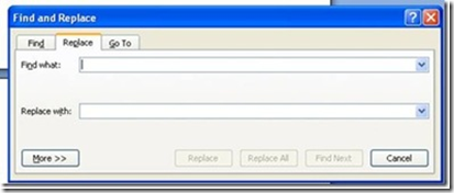 find and replace trick find and replace trick