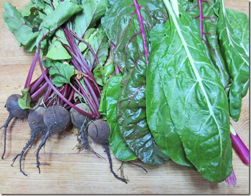 Beets and chard