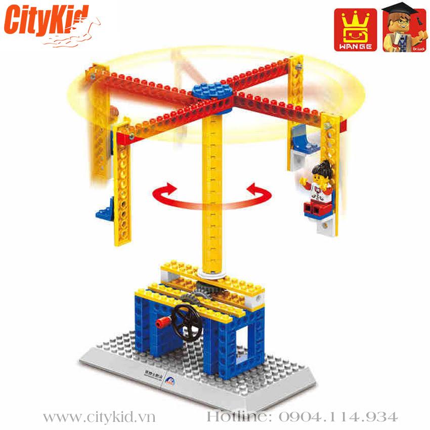 Đồ chơi lắp ráp Đồ chơi mô hình vòng đu quay Wange 1301