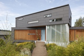 fachada-moderna-Casa-Ballard-Cut-Prentiss-Architects fachada-moderna-Casa-Ballard-Cut-Prentiss-Architects