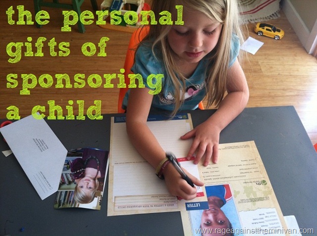 sponsoring a child