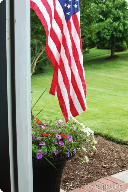 flag porch