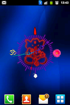 Neon Ganesh Clockのおすすめ画像5