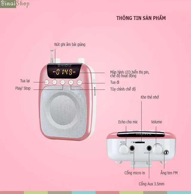 SHIDU-SD358 Máy trợ giảng