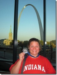 lisa with arch and medal