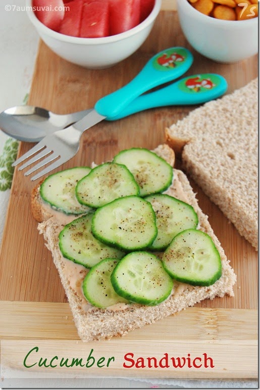 Cucumber sandwich 
