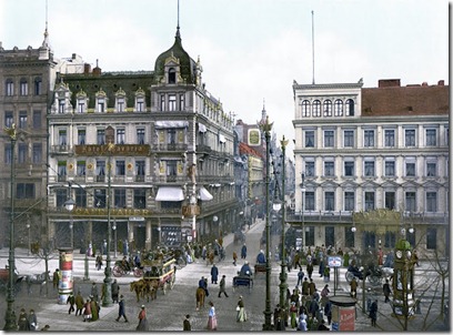 Unter den Linden, Cafe Bauer um 1900