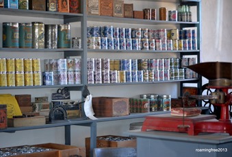 Inside the commissary