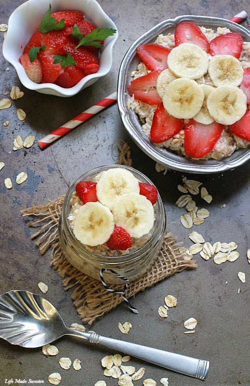 Strawberry, Banana & Coconut Overnight Oats -- @LifeMadeSweeter.jpg