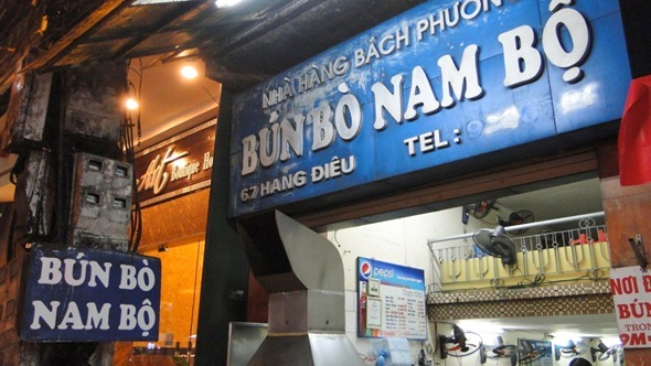 Bún Bò Nam Bô, Hanói