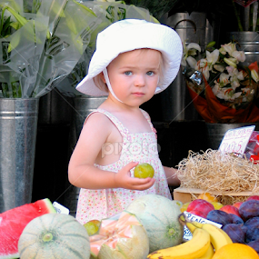 Fruit Picker by Joe Proctor - Babies & Children Child Portraits