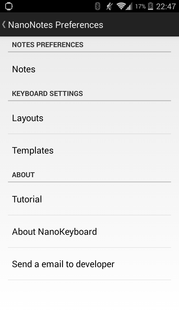 NanoNotes for SmartWatch 2 Screen 3