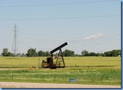 8416 Manitoba Trans-Canada Highway 1 Virden - The Oil Capitol of Manitoba - oil pump